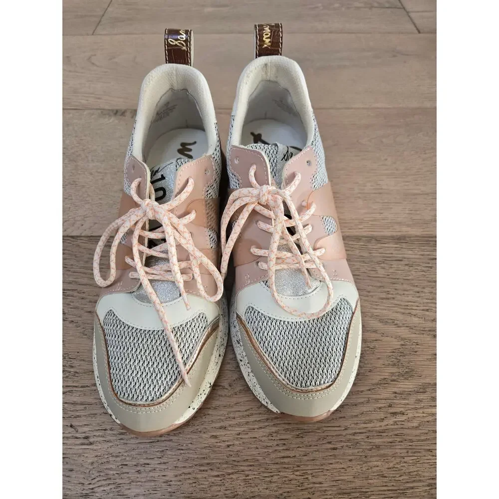 Sam Edelman Darsie Jogger Women's Size 7 Low Top Lace Up Multicolor Sneakers